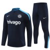 Sudadera De Entrenamiento Chelsea Cremallera De Cuarto 2024-25 Negra - Hombre